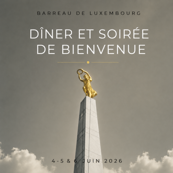 Jeudi 4 juin 2026 - Dîner de bienvenue suivie d'une soirée